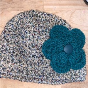 Warm & Cozy Hat with Flower